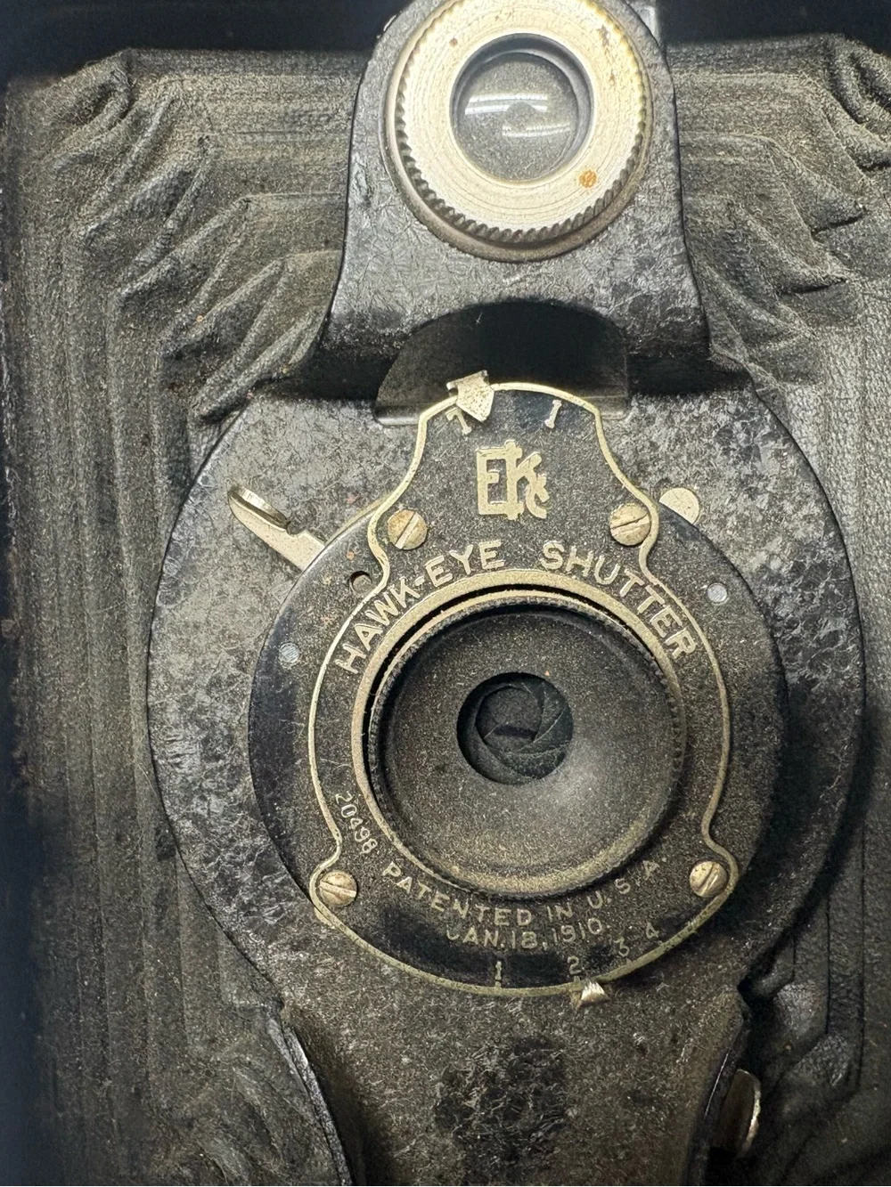 Vintage Kodak No. 2 Folding Hawkeye Model C Camera-use film 120